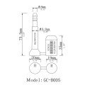 ISO 17712 compliant high security custom bolt seal